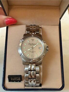 Jules Jurgensen Men’s Stainless Steel Watch– Date Quartz – New w/ Box